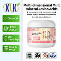 Complément Multivitaminé pour Animaux de Compagnie en Comprimés, Direct Usine, Complexe Multi-Minéraux et Acides Aminés, Soutien à la Croissance, Anti-Taches Lacrymales, Chiens et Chats, OEM