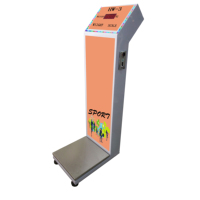 Báscula Electrónica con Ranura para Monedas, Báscula Mecánica de Acero para Peso Corporal con Pantalla LED, Báscula para Equipaje con Monedas Personalizable OEM