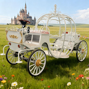 Hermosa Carruaje de Cenicienta Personalizada a Color, Carruaje de Calabaza Navideño de Alta Calidad, Encantadora Carruaje de Cenicienta - Product Image 4