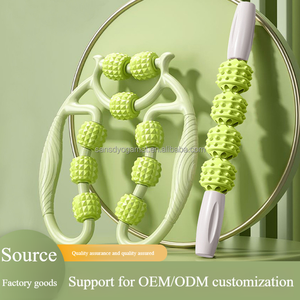 Sansd ที่นวดต้นขาแบบใช้มือถือบรรเทาอาการปวดที่<span class=keywords><strong>หนีบ</strong></span><span class=keywords><strong>ขา</strong></span>แบบลูกกลิ้งโยคะห่วงผ่อนคลายกล้ามเนื้อที่<span class=keywords><strong>หนีบ</strong></span>นวดขา - Product Image 2