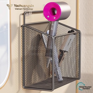 Mesh Storage <b>Basket</b> Rectangle Open Top Stackable Industrial Design <b>Table</b> Top Organizer for Sundries Medium Capacity 5-10kg - Product Image 6