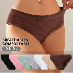 Culottes sexy en dentelle unie à nœud papillon pour femmes, vente en gros transfrontalière pour le marché européen et américain de <span class=keywords><strong>Shein</strong></span> - Product Image 1