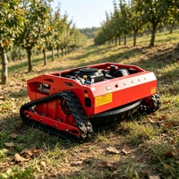 Tondeuse robot sans fil certifiée CE pour pentes, désherbeuse pour terrains en pente, coupe-herbe pour pentes en pente