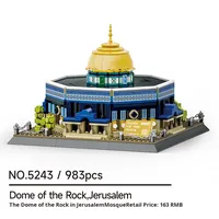 Petite particule mosquée modèle blocs de construction cadeau éducatif pour les enfants pour Halloween Graduation noël mariage pâques