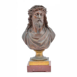 Оптовая продажа, известный латунный католический бюст с Иисусом Христа на заказ - Product Image 3