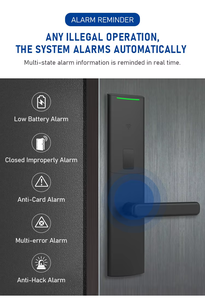 Serrure de porte d'hôtel électronique RFID <span class=keywords><strong>ANSI</strong></span> avec clé manuelle, logiciel gratuit Keyplus, fabriquée en Chine - Product Image 3