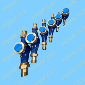 Compteur d'eau multi-jets en laiton DN15-DN50, sec ou humide, à cadran R100, IP68, réglage externe, pour chantier, homologué CE, classe B - Product Image 5