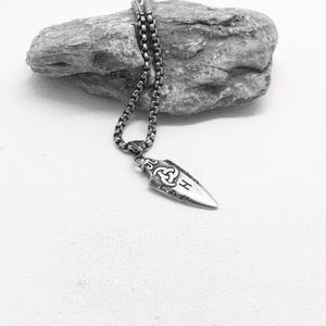 Collar de Acero Inoxidable 316 Estilo Hip-Hop, Colgante de Dardo, Joyería de Moda para Hombre y Mujer, Uso Diario - Product Image 5