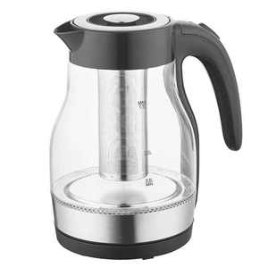 Hervidor Eléctrico de Vidrio de 1.7L y 2200W con Filtro de Té, Modelo 371391, para Tienda de Barriomachin - Product Image 1