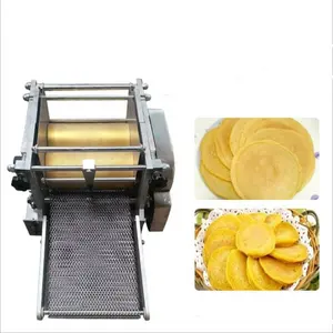 טורטיה יצרנית צ 'פאטי עיתונות רולר קמח חשמלי תירס טורטיה שבב ביצוע מכונת טורטיה קמח יצרנית מכונה