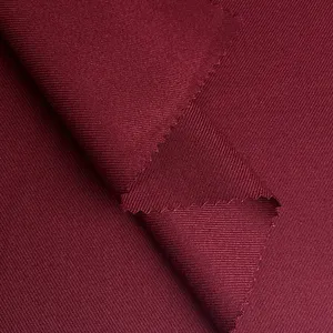 Tecido resistente a rugas viscose/poliéster spandex para calças e terno uniforme pesado