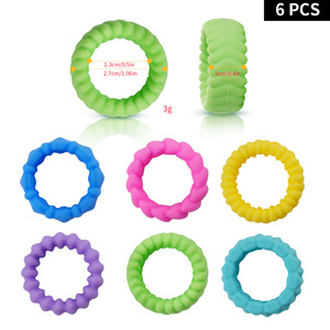 Anello Sensoriale Antistress in Silicone Unisex per Bambini da 3 a 35 Anni - Giocattolo per Dita Morbido e Testurizzato - Product Image 6