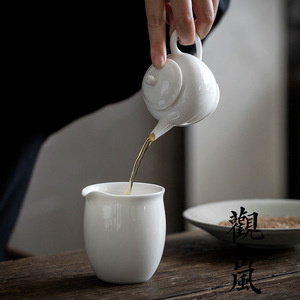 Cilindro de porcelana blanca Gu Lan, resistente al calor, para juego de té Kung Fu - Product Image 5