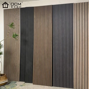 Trang trí 3D Gỗ Acoustic tấm Tường với <span class=keywords><strong>leed</strong></span> chứng nhận cho nhà hàng khách sạn không gian thương mại âm thanh hấp thụ giải pháp - Product Image 6