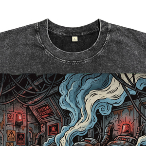 T-shirts décontractés à manches courtes et col rond pour hommes, motif imprimé, coupe régulière, 100 % coton respirant, en jersey, pour la vente en gros - Product Image 3