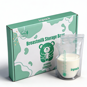 Bolsa para Leche Materna Envasada Individualmente, Mantiene la Esterilidad Hasta Estar Lista para Usar - Product Image 1
