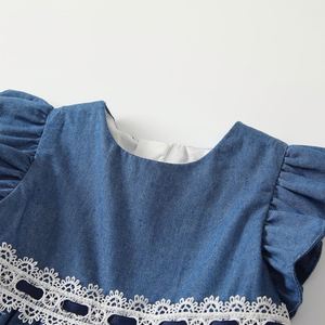 Robe décontractée en coton 100% écologique pour bébé fille nouveau-né de 6 à 12 mois, tissée pour l'été, style A - Product Image 4
