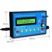 FG-200 DDS Function Signal Generator Frequency Counter 0.01Hz - 500KHz Source Module Sine+Square+Sawtooth Waveform
