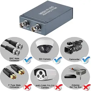 SDI HDMI dönüştürücü adaptör ses De embedder 3G/HD/SD otomatik formatı algılama Stereo ses de-embedder SDI Loopout DVR CCTV