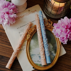 Huỳnh Quang Bán Buôn Thơm 9 Inch Dài Đốt Cao Giáng Sinh Phục Sinh Đám Cưới Bữa Ăn Tối Món Quà Nổi <span class=keywords><strong>Taper</strong></span> Sáp Đậu Nành Nến - Product Image 3