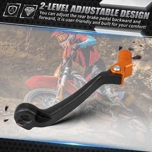 Levier de changement de vitesse forgé et pliable, 1 pièce, en aluminium, pointe de pédale pour <span class=keywords><strong>KTM</strong></span> <span class=keywords><strong>690</strong></span> Enduro R 2014 2020 <span class=keywords><strong>2021</strong></span> - Product Image 4