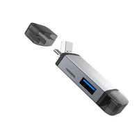 Venta al por mayor OTG 6 en 1 lectores de tarjetas USB tipo C/MicroUSB/USB2.0/TF / SD lectores de tarjetas de memoria para ordenador portátil teléfonos Android