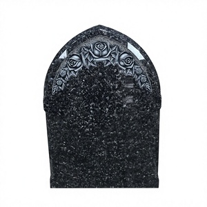 Traditional Marble Tombstones for Cemeteries-Natural <b>Stone</b> Memorial Gravestones - Product Image 5