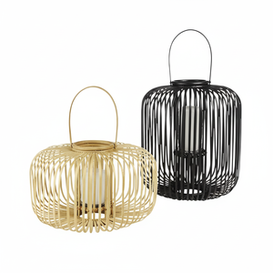 <b>Outdoor</b> Party Decoration Iron Wire Metal <b>Candle</b> <b>Lantern</b> Manufacturer and Exporter Custom Handmade Design Metal Wire <b>Lantern</b> - Product Image 1