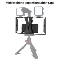 Microphone de Studio de vente chaude Microphone cardioïde professionnel kit de cage de téléphone portable Studio vidéo Vlogging enregistrement micro de fusil de chasse