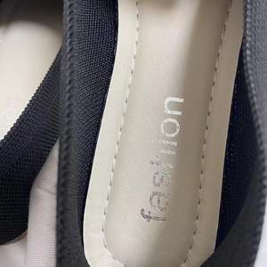 Mocasines ligeros de punto para mujer, zapatos planos de tela, calzado de señora con punta cuadrada, personalizables con logo. - Product Image 5