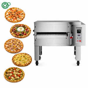 Four à <span class=keywords><strong>pizza</strong></span> à convoyeur haute efficacité pour la cuisson de pizzas aux champignons, pizzas au poulet BBQ et pizzas aux légumes, destiné aux usines - Product Image 1