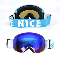Nouveau design Anti-buée hommes femmes lunettes de Ski magnétiques personnalisées pour Snowboard