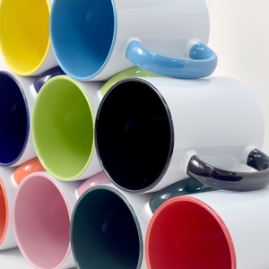 Tazas <span class=keywords><strong>de</strong></span> Cerámica para Sublimación <span class=keywords><strong>de</strong></span> 11 oz al por Mayor, <span class=keywords><strong>con</strong></span> Asa y <span class=keywords><strong>Interior</strong></span> <span class=keywords><strong>de</strong></span> <span class=keywords><strong>Color</strong></span>, Tazas Blancas para Café, Tazas para Beber - Product Image 2