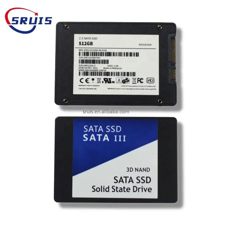 SRUIS Factory Price Cheap 512G SSD Solid State Hard Drive Disk For Desktop Computer