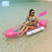Sac flottant latéral transparent pour siège de kayak en cristal coloré avec kit complet pour photomaton, entrepôt de Chine, Lumark coque rigide