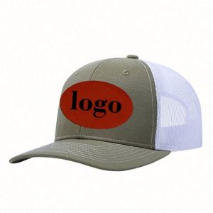 Casquette Trucker Homme Personnalisée en Coton Sergé de Haute Qualité, 6 Panneaux, Maille 112, Logo Brodé, Fermeture Snapback, avec Patch en Cuir – Fabrication BSCI - Product Image 3