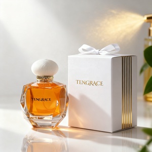 Botella de Perfume de Lujo Artística de 30 ml y 100 ml, Botella de Perfume Vacía con Bomba, Botellas con Cuello <span class=keywords><strong>Cimp</strong></span> y Logotipo Personalizado Aceptable - Product Image 2