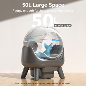 <span class=keywords><strong>Elspet</strong></span> Oem Vente en gros Contrôle par application Grande litière pour chat intelligente Électrique Auto-nettoyante Robot litière automatique pour plusieurs chats - Product Image 3