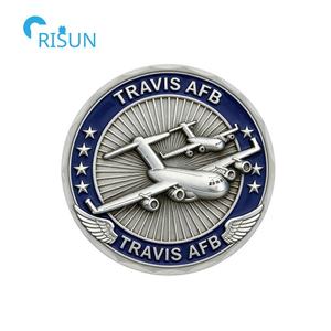 Pièces commémoratives personnalisées d'<span class=keywords><strong>avion</strong></span> de combat bombardier C17 C130 C141 de l'USAF, force aérienne américaine, pièces de défi d'<span class=keywords><strong>avion</strong></span> personnalisées - Product Image 6
