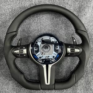 Gran oferta, volante deportivo de cuero para <span class=keywords><strong>BMW</strong></span> M3 M5 F10 F11 F12 F15 F16 F20 F21 F22 F30 <span class=keywords><strong>F31</strong></span> F32 F34 F35 F36 E84 E87 E90 E70 - Product Image 1