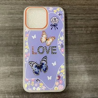 Coque de téléphone personnalisée Diamond Butterfly Love pour iPhone 18 17 16 15 14 13 12 11 et TECNO Spark50 Spark Go 3 Camon Slim