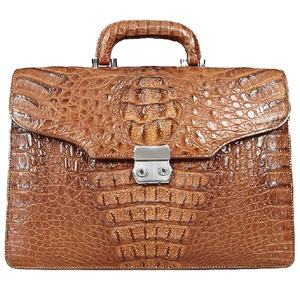 이국적인 고품질 진짜 악어 가죽 피부 남자 서류 가방 - Product Image 1