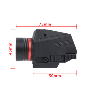 Combo de Linterna Táctica de 150 Lúmenes, Luz de Punto Rojo con Cuerpo de Metal y Nailon para Equipo Óptico de Exterior y Caza - Product Image 4