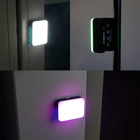 Lampe de vidéoconférence rechargeable haute puissance pour téléphone portable Lumière de selfie pour téléphone/ordinateur portable/maquillage/diffusion en direct