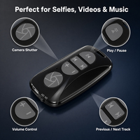   Lecteur de musique multimédia avec fonction pause, télécommande pour selfie compatible avec iPad, iPhone, iPod, smartphones et tablettes iOS et Android