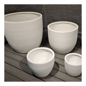 Grande vaso per la decorazione del giardino per la casa <span class=keywords><strong>vasi</strong></span> per piante da esterno grande vaso di fiori in <span class=keywords><strong>cemento</strong></span> - Product Image 2