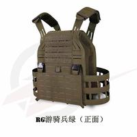 Gilet tactique style LBT VP-010, porte-plaques léger et respirant avec système Molle 6094 découpé au laser, pliable et portable pour la chasse