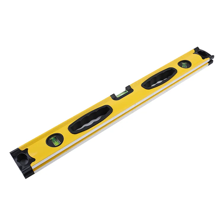 High accuracy square spirit level measure with V-shaped groove