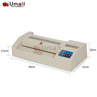 Laminateur de pochettes en papier à 4 rouleaux de haute qualité YT-260 avec affichage numérique et contrôle intelligent 260 mm/10''