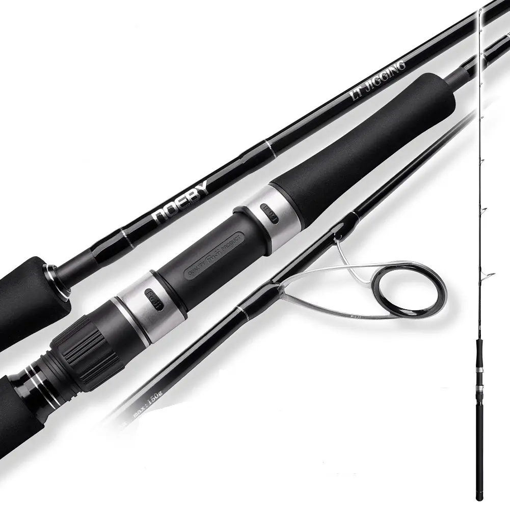 NOEBY Game type light jigging Sea Fishing Rod 1.91m Fuji Ring Fast Slow Spinning Casting Shore Jigging Fishing Rod